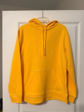 Bright Yellow Pullover Hoodie